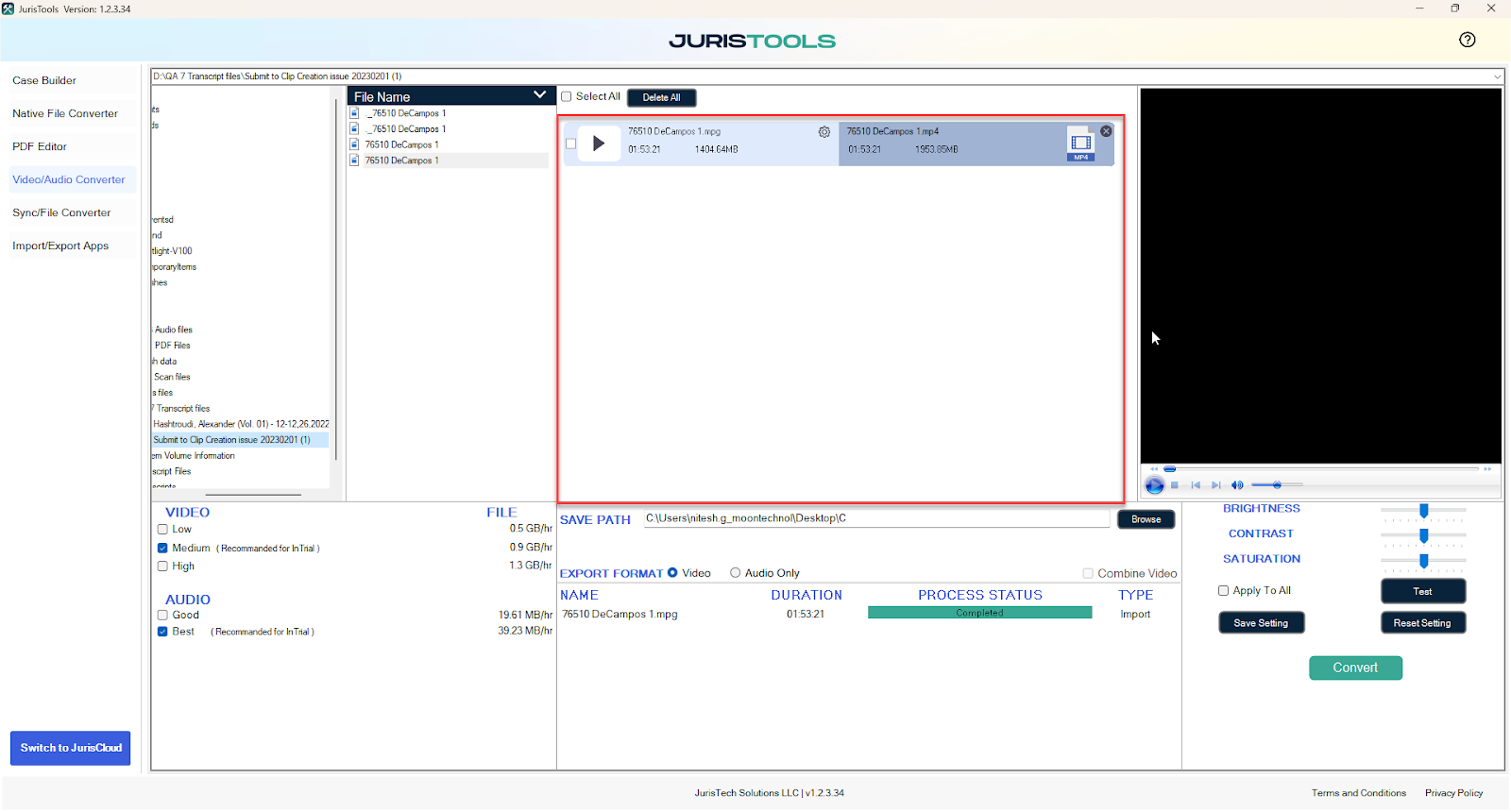 How do I upload depositions with synchronized transcripts - image 7